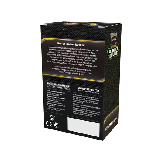 Pokémon Trading Card Game: Mega Evolution Perfect Order Booster Bundle